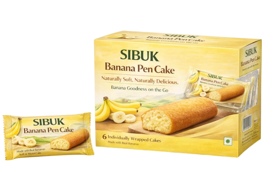 Banana Pen Cake | SIBUK